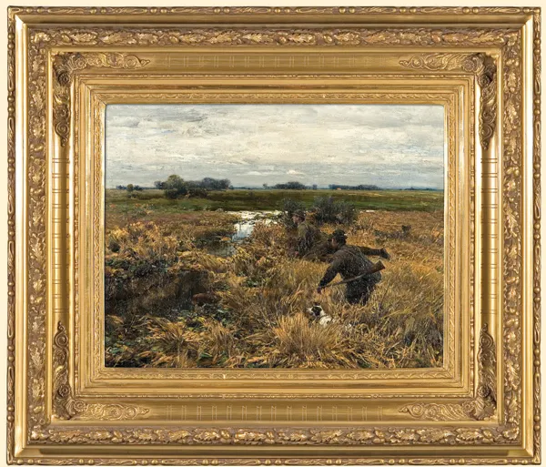 Alfred Wierusz-Kowalski, MYŚLIWI - SITOWIE, ok. 1890