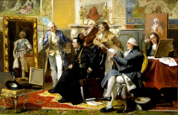 Jan Czesław Moniuszko, W pracowni Bacciarellego, 1907