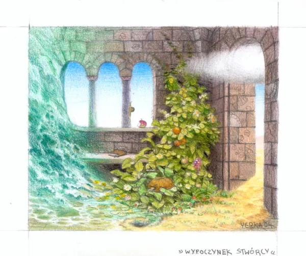 Jacek Yerka, Wypoczynek Stwórcy, 2004