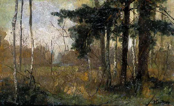 August Dressel, Pejzaż leśny