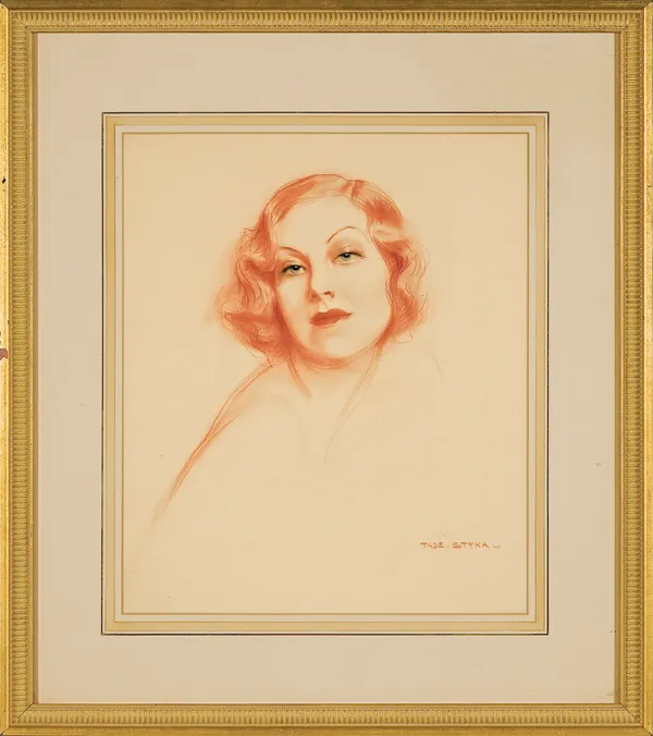 Tadeusz Styka, PORTRET KOBIETY O ZIELONYCH OCZACH, lata 30. XX w