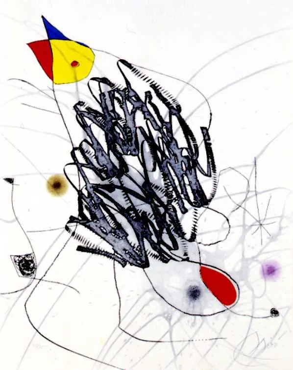 Joan Miro, Kompozycja