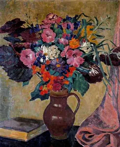 Helena Cygańska - Walicka, Kwiaty, 1954