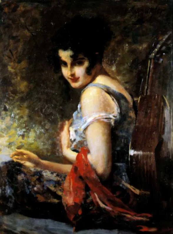 Leopold Schmutzler, Piękna Włoszka, po 1910