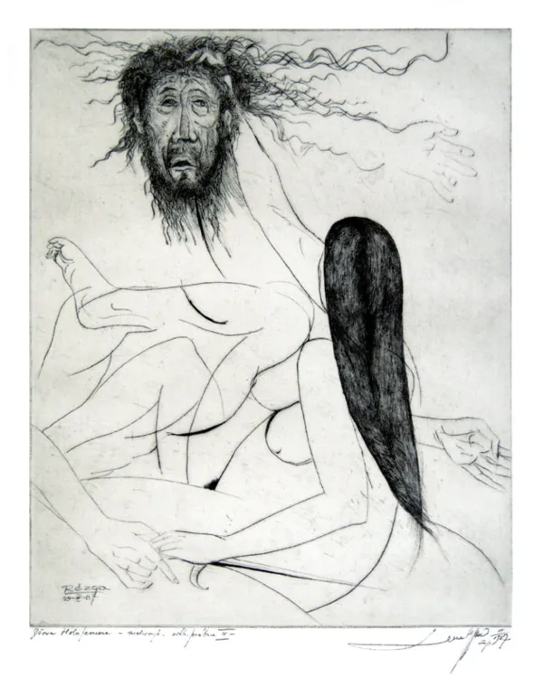 Leszek Rózga, Głowa Holofernesa, 1987