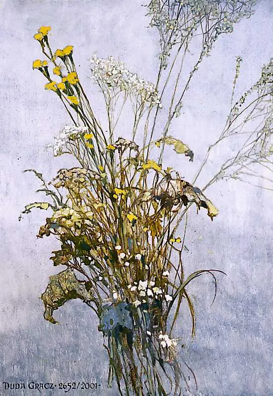 Jerzy Duda Gracz, Obraz 2652 (Nadrzecze - Lato. Studium), 2001