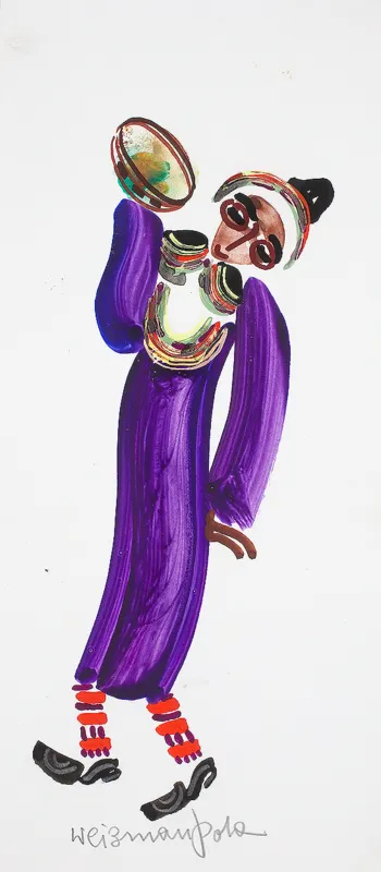 Pola Weizman, TANCERKA Z TAMBURYNEM