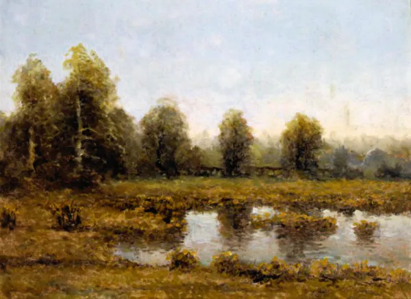 Wiktor Korecki, Pejzaż nadwodny, 1948