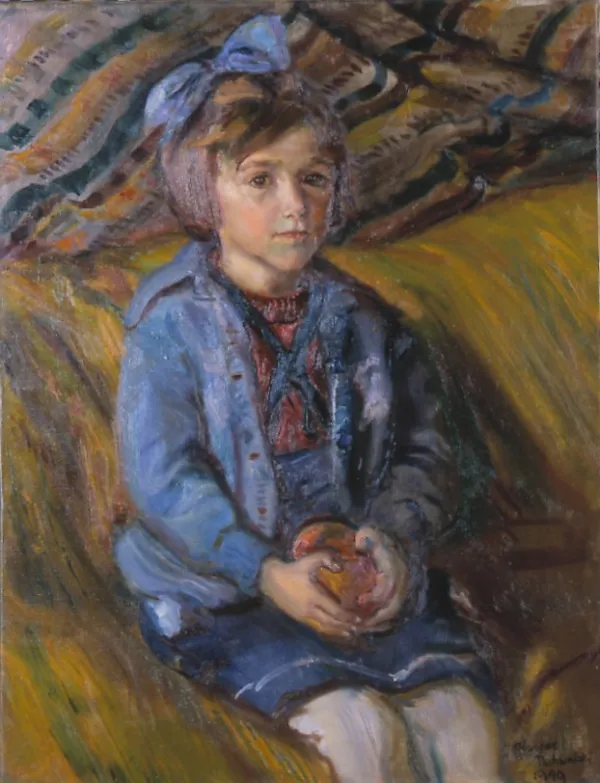 Kasper Pochwalski, DZIEWCZYNKA Z KOKARDĄ WE WŁOSACH, 1949