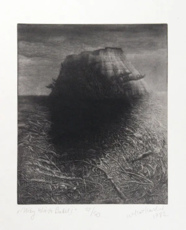 Włodzimierz Kotkowski, Niby wieża Babel I, 1982