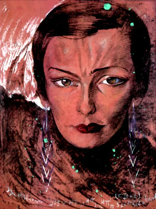 Stanisław Ignacy Witkiewicz, Portret Marii Kamińskiej, 1935