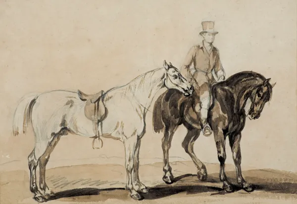 Piotr Michałowski, JEŹDZIEC NA GNIADYM KONIU, lata 1832-1835 