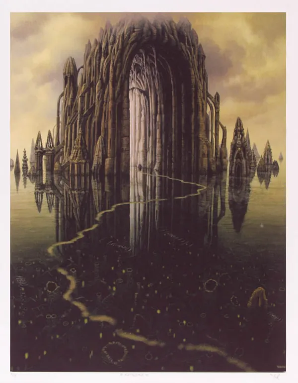 Jacek Yerka, Katedra, 1996