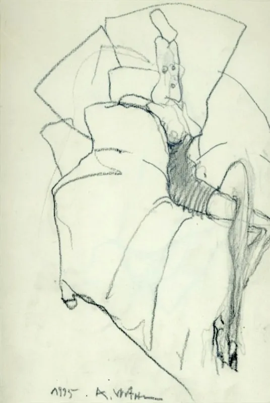 Alicja Wahl, Kobieta w fotelu, 1995