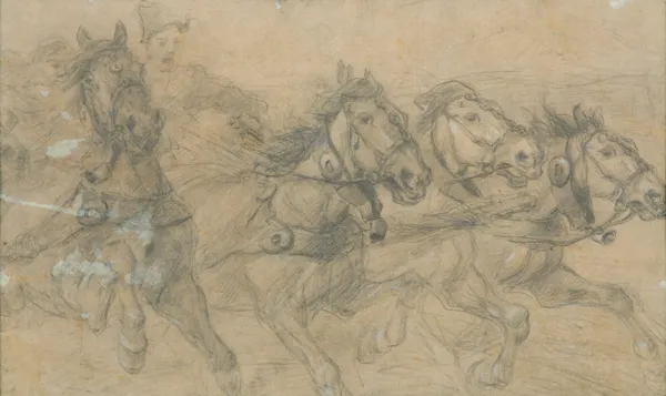 Józef Chełmoński, CZWÓRKA, 1877