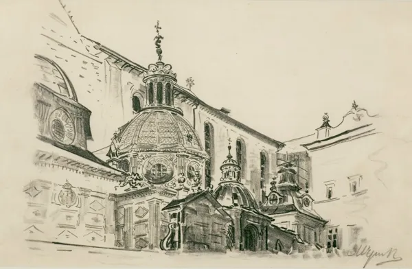 Leon Wyczółkowski, KAPLICA ZYGMUNTOWSKA, 1915