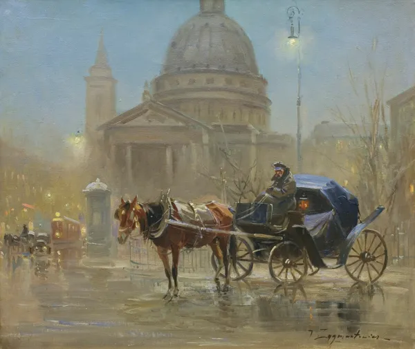 Czesław (I. Zygmuntowicz) Wasilewski, NA PLACU TRZECH KRZYŻY, lata 30. XX w.