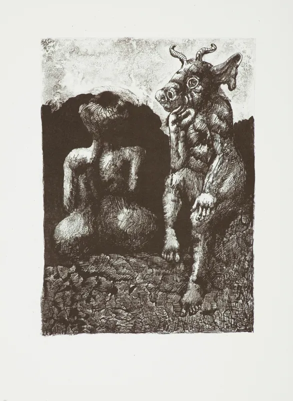 Jan Lebenstein, SCENE CHAMPETRE (SIELANKA), 1966