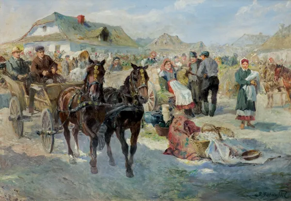 Stanisław Kaczor Batowski, TARG W GALICYJSKIM MIASTECZKU