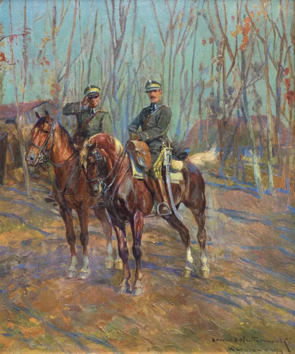 Leonard Wintorowski (Winterowski), UŁANI NA ZWIADACH, 1919