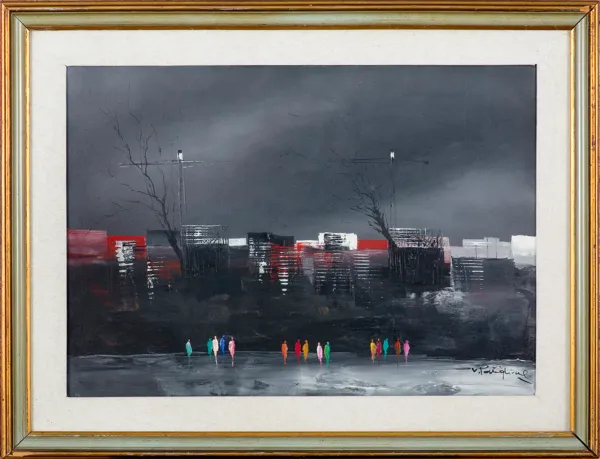 Vittorio Postiglione, MIASTO W BUDOWIE, 1977