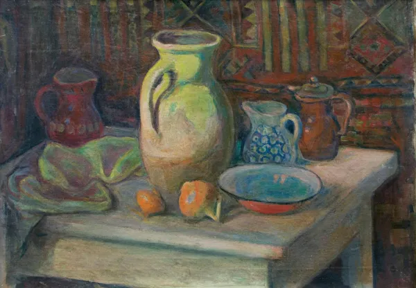 Wacław Wąsowicz, MARTWA NATURA Z DZBANAMI, ok. 1941