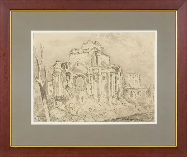 Tadeusz Kulisiewicz, Z CYKLU RUINY WARSZAWY, 1946