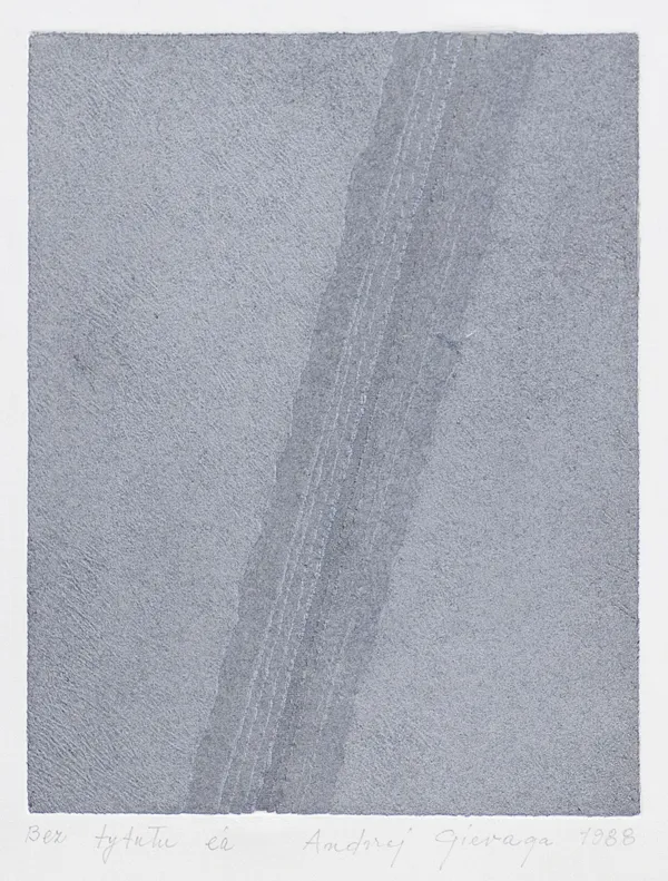 Andrzej Gieraga, BEZ TYTUŁU, 1988