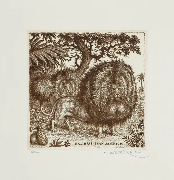 Peter Klučik, EXLIBRIS IVANA JAMRICHA, 2001