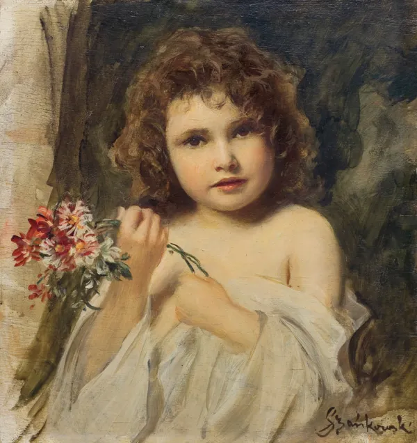 Bolesław Szańkowski, DZIEWCZYNKA Z BUKIECIKIEM KWIATKÓW