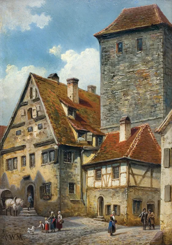 Paul Wilhelm Meyerheim, DOMY W ROTHENBURGU