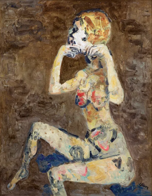 Otto Axer, AKT SIEDZĄCEJ KOBIETY, 1978