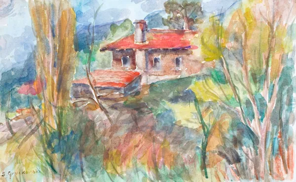 Sergiusz  Grudkowski, Czerwone dachy