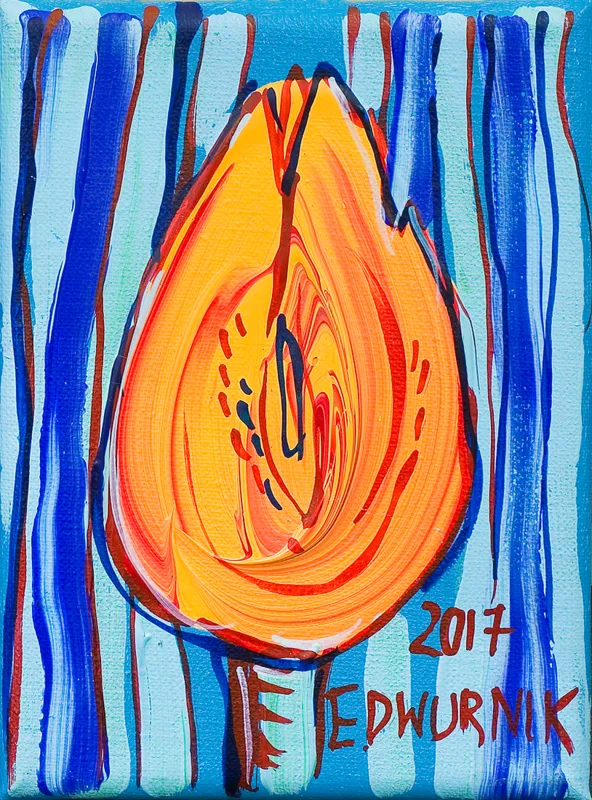 Edward Dwurnik, TULIPAN POMARAŃCZOWY, 2017