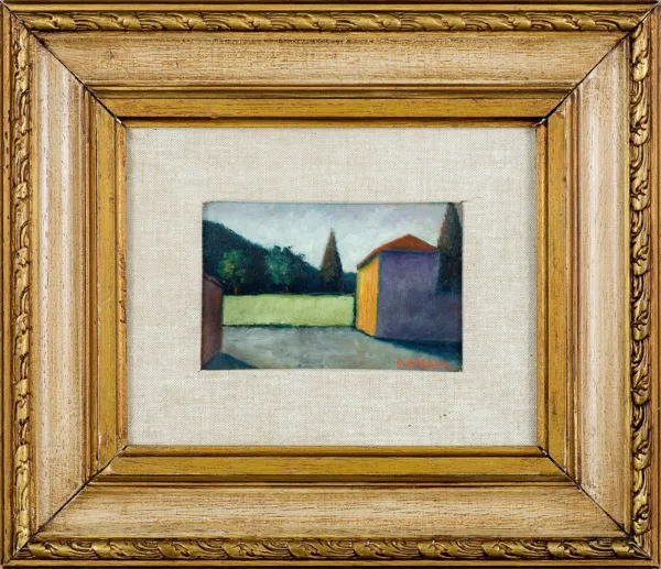 Roberto Giordano, PEJZAŻ Z CYPRYSAMI