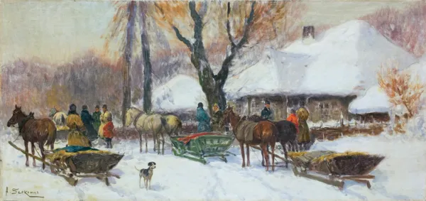 Adam Setkowicz, ZIMĄ PRZED CHATĄ