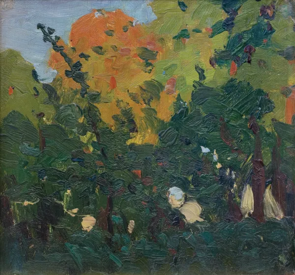 Ferdynand Ruszczyc, STUDIUM ZIELENI JESIENNEJ