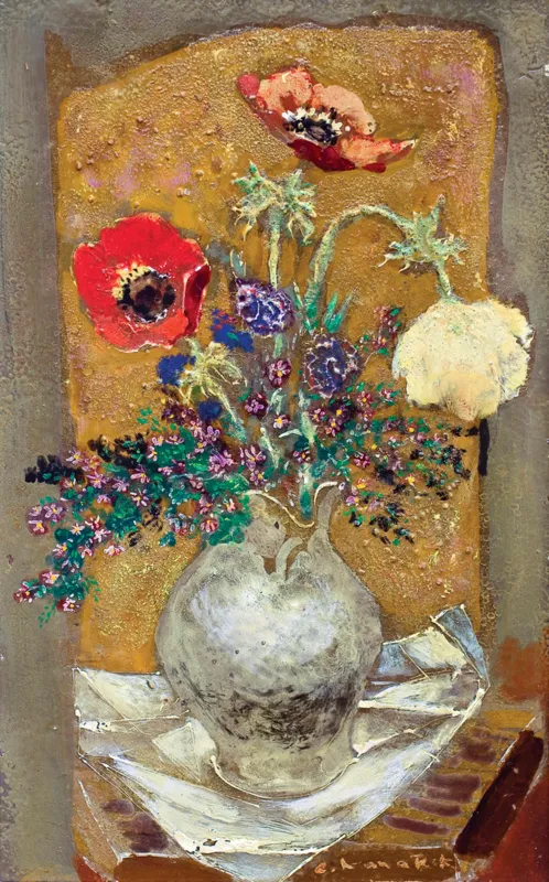 Eliasz Kanarek, KWIATY, ok. 1950