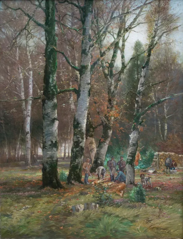 Conrad Wimmer, JESIENNE POLOWANIE NA SARNY