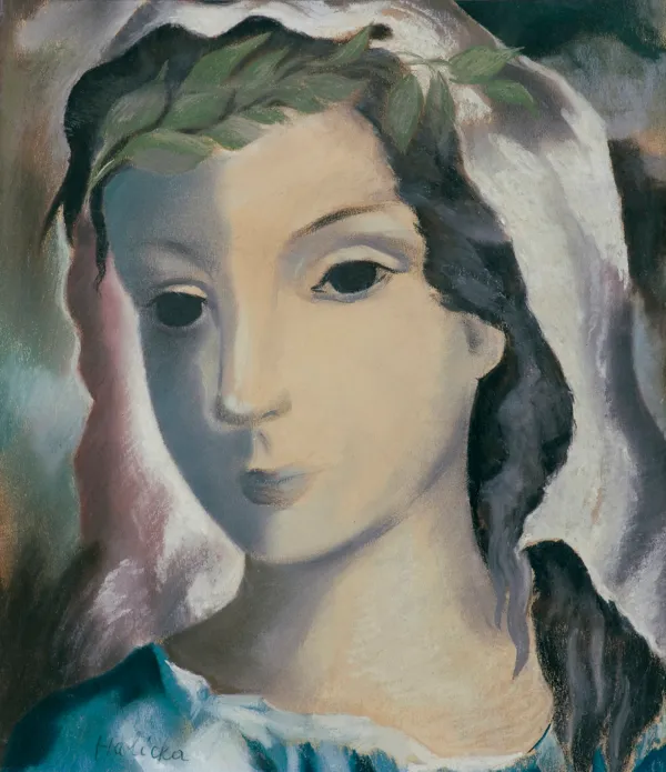 Alicja Halicka, PORTRET DZIEWCZYNY, ok. 1935-1938