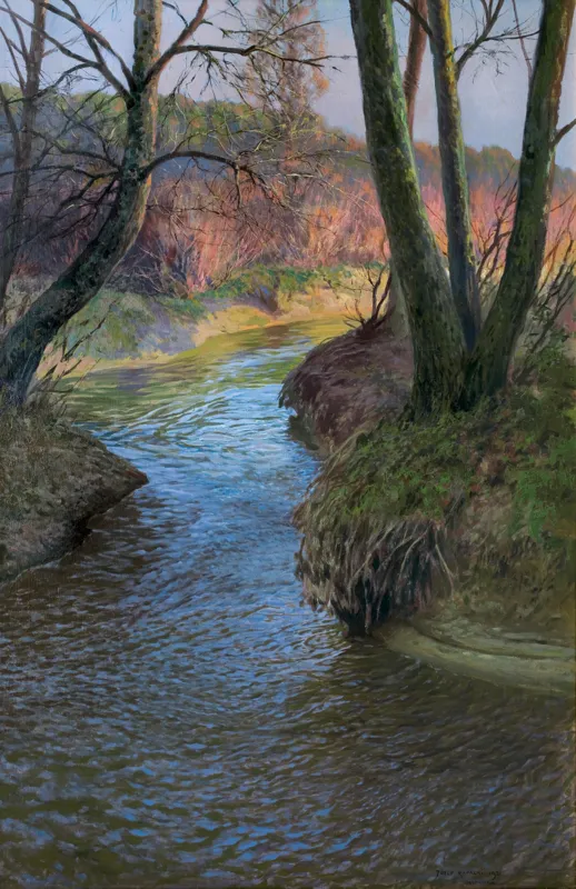 Józef Rapacki, STRUMIEŃ NA WIOSNĘ, 1921