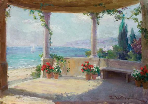 Emil Lindeman, Z RIWIERY WŁOSKIEJ, ok. 1930