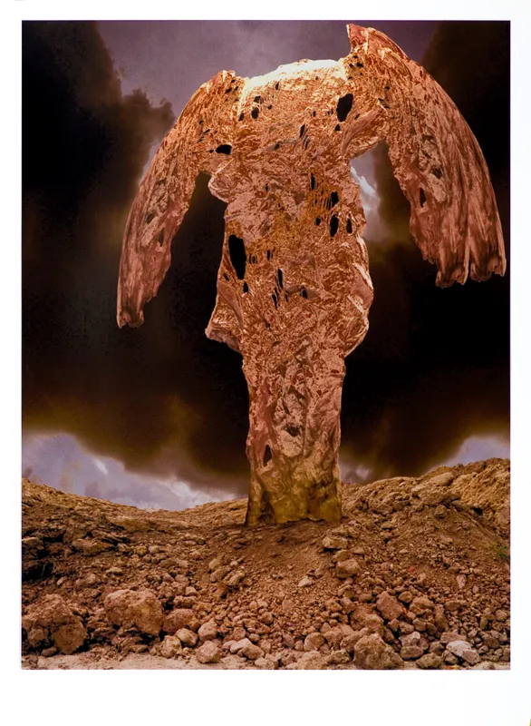 Zdzisław Beksiński, BEZ TYTUŁU (KAMIENNY ANIOŁ)