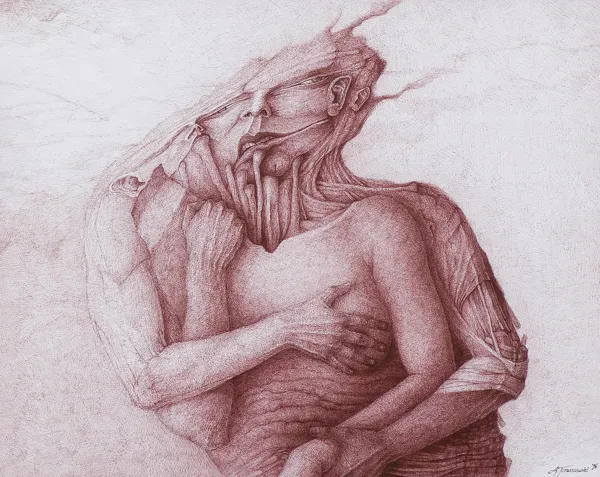 Andrzej Tomaszewski, OBEJMUJĄCA SIĘ PARA, 1996