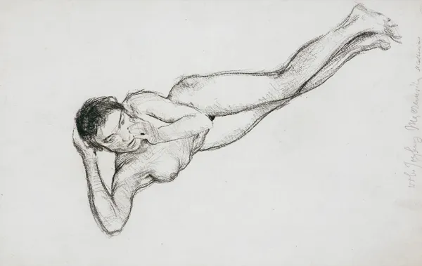 Józef Mehoffer, ŚWIĘTA KATARZYNA, STUDIUM POSTACI, 1898