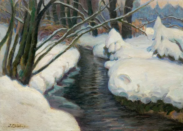 Józef Chlebus, STRUMIEŃ W ŚNIEGU