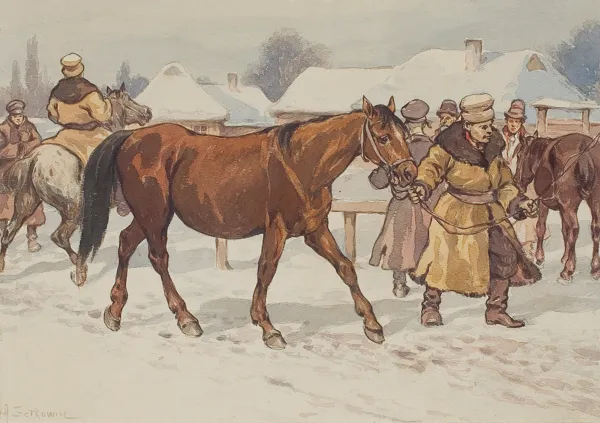 Adam Setkowicz, We wsi