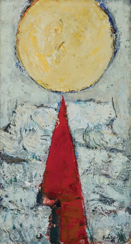 Aleksander Kobzdej, KŁUJĄCY SŁOŃCE I (ZAGŁADA), 1964