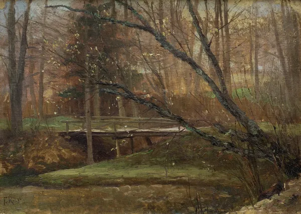 Ferdynand Ruszczyc, PARK WIOSNĄ, 1896