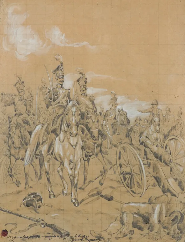 Juliusz Kossak, DAŁ NAM PRZYKŁAD BONAPARTE..., 1893